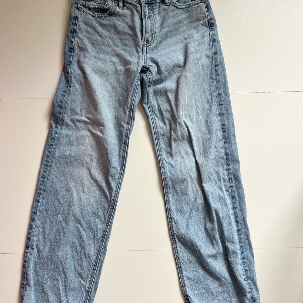 American Eagle Outfitters Blue Stovepipe Jeans